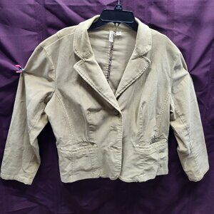 St. Johns Bay Beige Jacket sz 1X